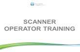 Scanner Operator TRAINING