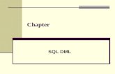 Chapter SQL DML. Retrieval Queries in SQL SQL has one basic statement for retrieving information from a database; the SELECT statement This is not the.