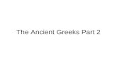 The Ancient Greeks Part 2