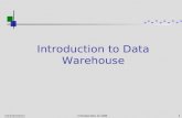 2016年1月23日星期六 2016年1月23日星期六 2016年1月23日星期六 Introduction to D/W 1 Introduction to Data Warehouse.