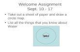 Welcome Assignment Sept