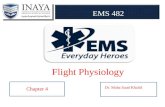 TTTTT T Chapter 4 Flight Physiology EMS 482 Dr. Maha Saud Khalid.