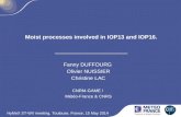 Moist processes involved in IOP13 and IOP16. Fanny DUFFOURG Olivier NUISSIER Christine LAC CNRM-GAME / Météo-France & CNRS HyMeX ST-WV meeting, Toulouse,