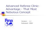 Advanced Referee Clinic: Advantage - That Most Nebulous Concept Version: 1.2 Released: 2004.
