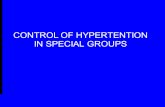 CONTROL OF HYPERTENTION IN SPECIAL GROUPS. HYPERTENTION IN PREGNANCY.