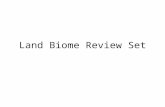 Land Biome Review Set.