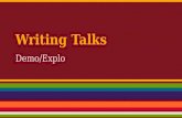 Writing Talks Demo/Explo. Why Writing Talks? I realized in my classroom that Number Talks happen so fluidly and authentically. So it made me ask the question.