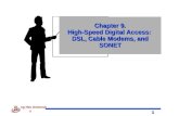 Chapter 9. High-Speed Digital Access: DSL, Cable Modems, and SONET