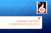 PANDAY GROUP CONSTRUCTION LTD. RIALI GODDARD. PANDAY GROUP BACKGROUND  Panday Group was founded October 28 th 2010  Their main office is located in.