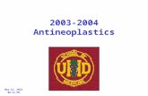2003-2004 Antineoplastics 1 February 2016 3:08 AM.