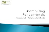 Chapter 2b- Peripherals & Ports.  Identify & describe input devices  Identify & describe output devices  Connect input & output devices to a computer.