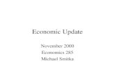 Economic Update November 2000 Economics 285 Michael Smitka.