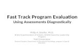 Fast Track Program Evaluation Using Assessments Diagnostically Philip A. Streifer, Ph.D. Bristol Superintendent of Schools; UCONN Executive Leadership.