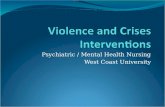 Psychiatric / Mental Health Nursing West Coast University.