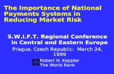 The Importance of National Payments Systems in Reducing Market Risk S.W.I.F.T. Regional Conference in Central and Eastern Europe Prague, Czech Republic: