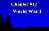 Chapter #12 World War I. “The Spark” l Archduke Francis Ferdinand is assassinated sending Austria-Hungary and Serbia into war.