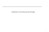 Software Architectural Design 1. Topics covered  Architectural design decisions  Architectural views  Architectural patterns  Application architectures