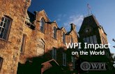 Worcester Polytechnic Institute WPI Impact on the World