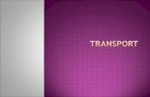 Transport has 2 aspects: 1. Absorption of materials into cells- Occurs over selectively permeable cell membrane. 2. Circulation of the absorbed materials.