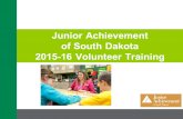 Junior Achievement of South Dakota 2015-16 Volunteer Training.