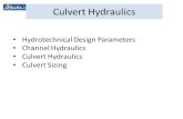 Culvert Hydraulics Hydrotechnical Design Parameters Channel Hydraulics Culvert Hydraulics Culvert Sizing.