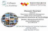 Hossein Noorian Professor Department of Business Management College of Arts and Sciences Wentworth Institute of Technology Boston, Massachusetts 02115