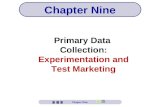 Chapter Nine Primary Data Collection: Experimentation and