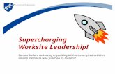 Supercharging Worksite Leadership! Can we build a culture of organizing without energized activists among members who function as leaders?