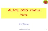 ALICE SSD 20 May 20051 Yalta G-J Nooren ALICE SSD status.