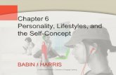 © 2009 South-Western, a division of Cengage Learning. Chapter 6 Personality, Lifestyles, and the Self-Concept BABIN / HARRIS.