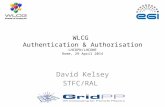 WLCG Authentication & Authorisation LHCOPN/LHCONE Rome, 29 April 2014 David Kelsey STFC/RAL.