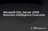 Microsoft SQL Server 2008 Business Intelligence Overview.