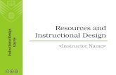 Instructional Design Course Resources and Instructional Design