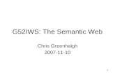 1 G52IWS: The Semantic Web Chris Greenhalgh 2007-11-10.