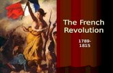 The French Revolution 1789-1815. The Old Regime First Estate First Estate Second Estate Second Estate Third Estate Third Estate.