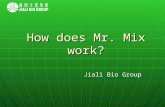 How does Mr. Mix work? Jiali Bio Group. Agenda Who is Mr. Mix? 1 How does Mr. Mix work? 2 Why Mr. Mix? 3 Contact Mr. Mix 4.