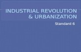 Standard 6.  Industrialization  Urbanization  Laissez-Faire  Socialism  Communism  Labor Union  Capitalism  Stock  James Watt  Karl Marx  Cotton.