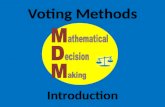 Voting Methods Introduction.