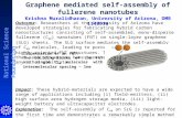 National Science Foundation Graphene mediated self-assembly of fullerene nanotubes Krishna Muralidharan, University of Arizona, DMR 1148936 Outcome: Researchers.
