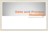Data and Process Modeling Databases Demystified. Entity Relationship Modeling Entity relationship modeling is the process of visually representing entities,