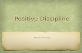 Positive Discipline Peaceful Parenting. The word discipline has origins in the Latin word disciplina, which means, to teach. Adapting this concept to.