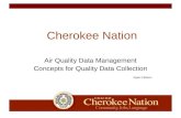 WHAT IS THE CHEROKEE NATION? Cherokee Nation Air Quality Data Management Concepts for Quality Data Collection Ryan Callison.