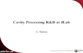 Cavity Processing RD at JLab C. Reece cer 20 Sept 2007 ILC Cavity KOM.