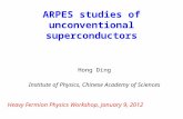 ARPES studies of unconventional