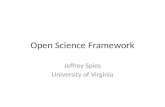 Open Science Framework Jeffrey Spies University of Virginia.