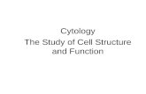 Cytology The Study of Cell Structure and Function.