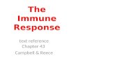 The Immune Response text reference Chapter 43 Campbell  Reece.