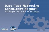 Duct Tape Marketing Consultant Network Packaged Service Offerings.