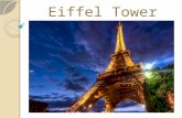Eiffel Tower. The Eiffel Tower is an iron tower in Paris. It was named of the engineer Gustave Eiffel, whose company designed and built the tower. First.