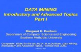 DATA MINING Introductory and Advanced Topics Part I